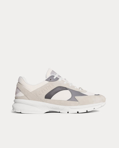 Celine CR-03 Runner Mesh, Suede & Calfskin Grey Low Top Sneakers