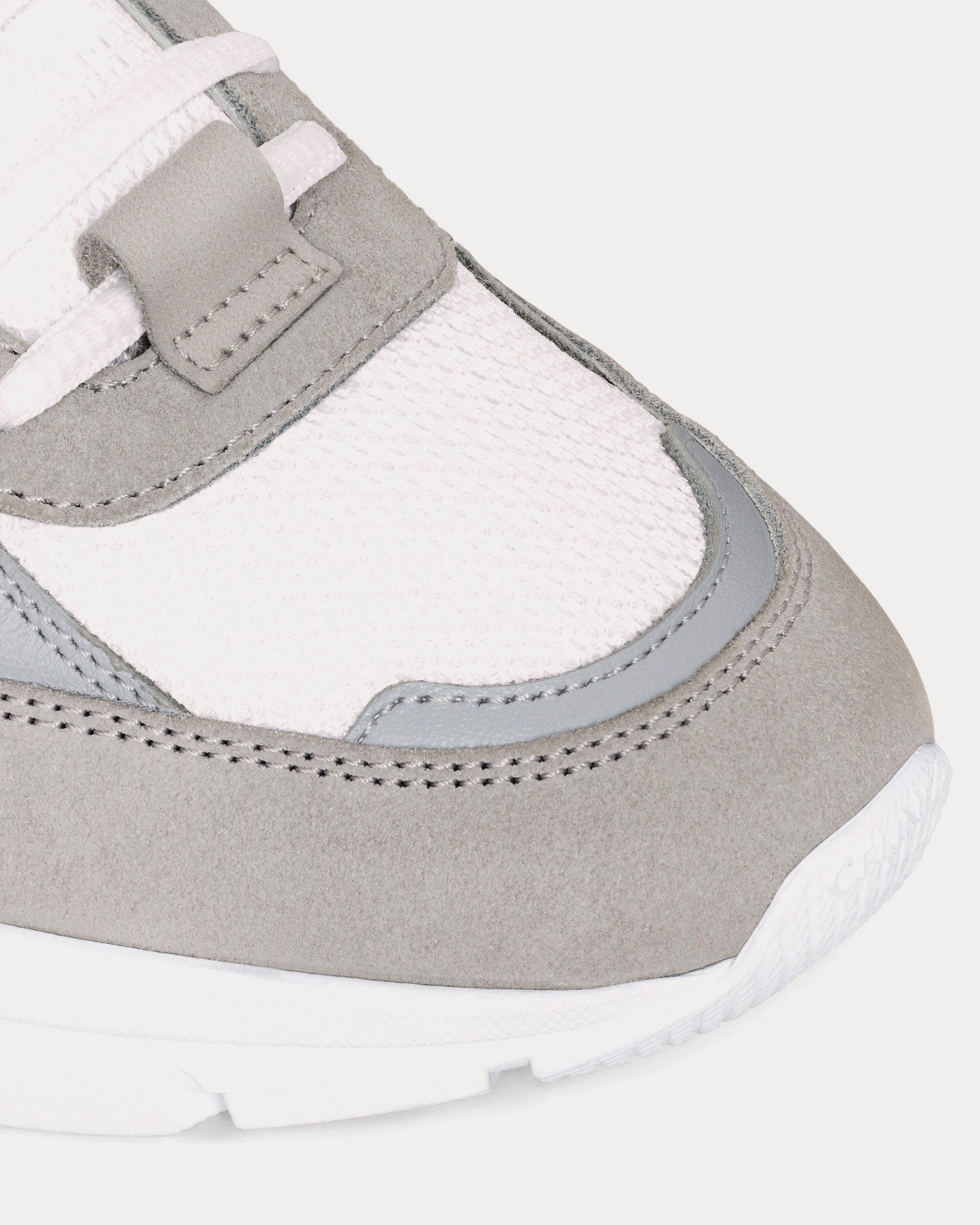 Celine CR-03 Runner Mesh, Suede & Calfskin Grey / Optic White Low Top Sneakers - 4