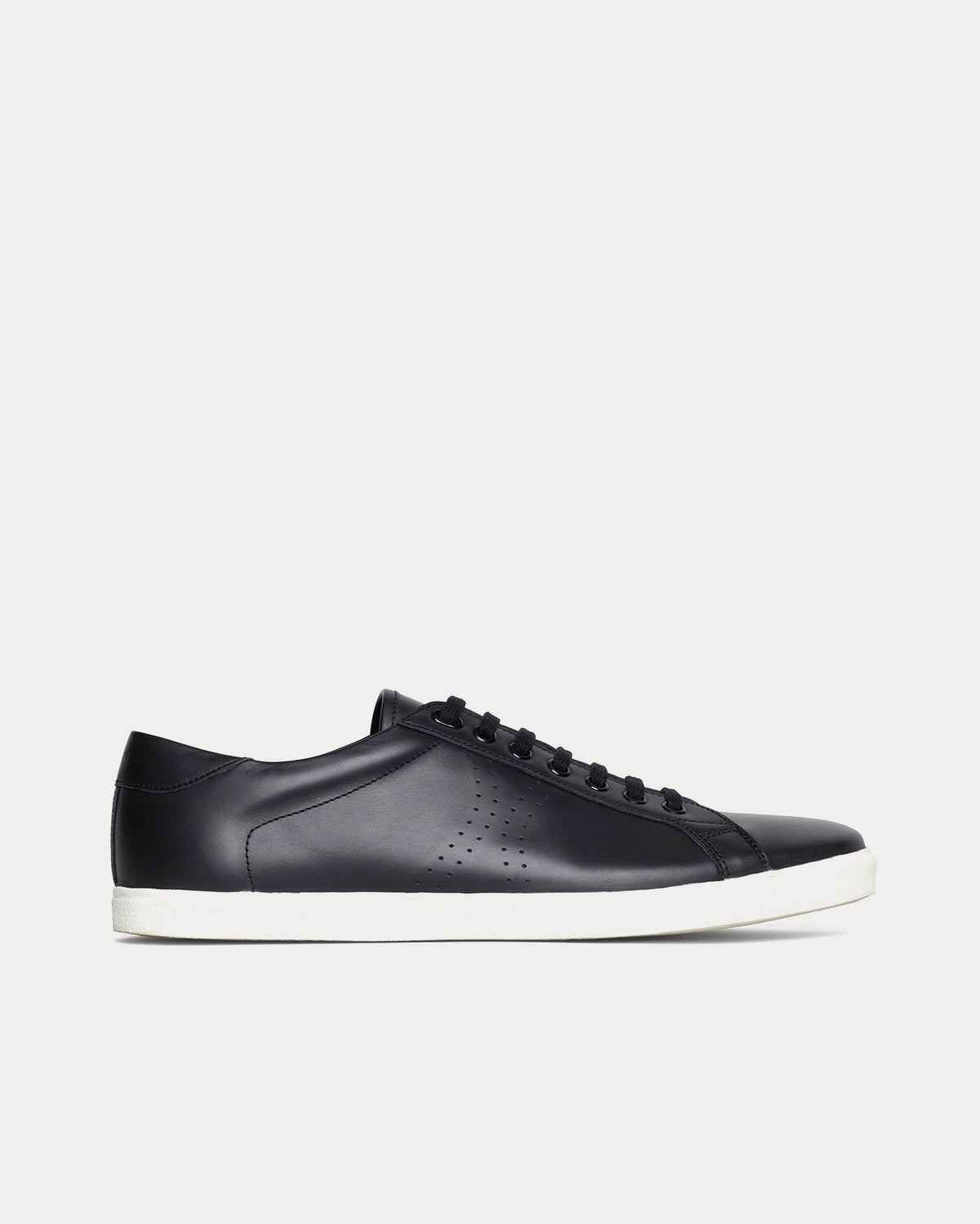 Celine Triomphe Calfskin Black Low Top Sneakers - 1