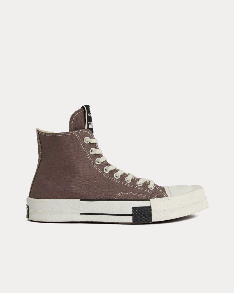 Converse x Rick Owens DRKSHDW Chuck 70 Laceless Dust / White High Top Sneakers - 1