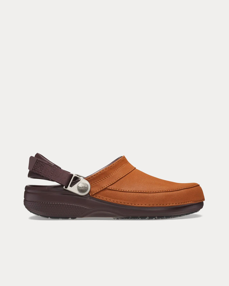 Crocs x Museum of Peace & Quiet Classic Brown Clogs - 1