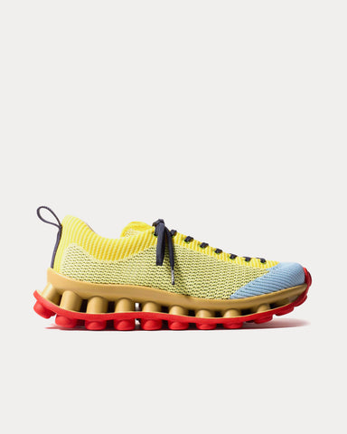 Sunnei x Camper Pelotissima Yellow / Azure Low Top Sneakers