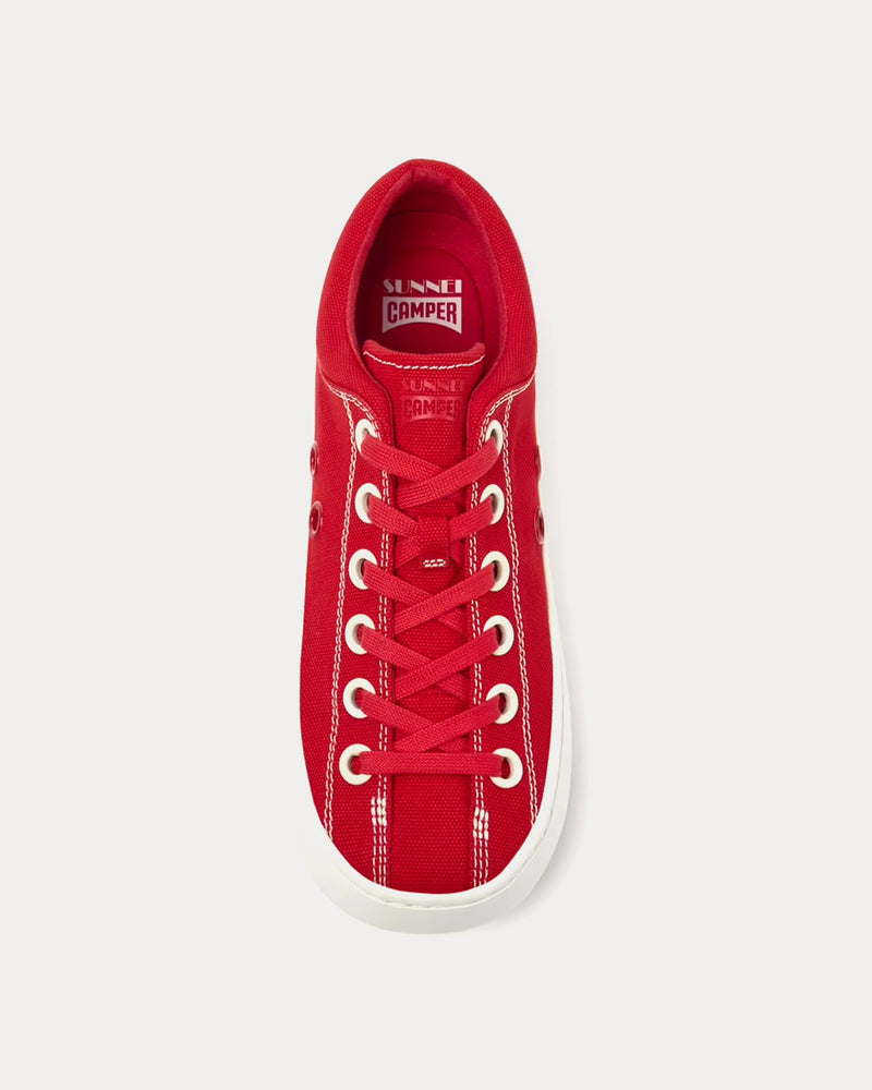 Sunnei x Camper Forone Red Low Top Sneakers - 2