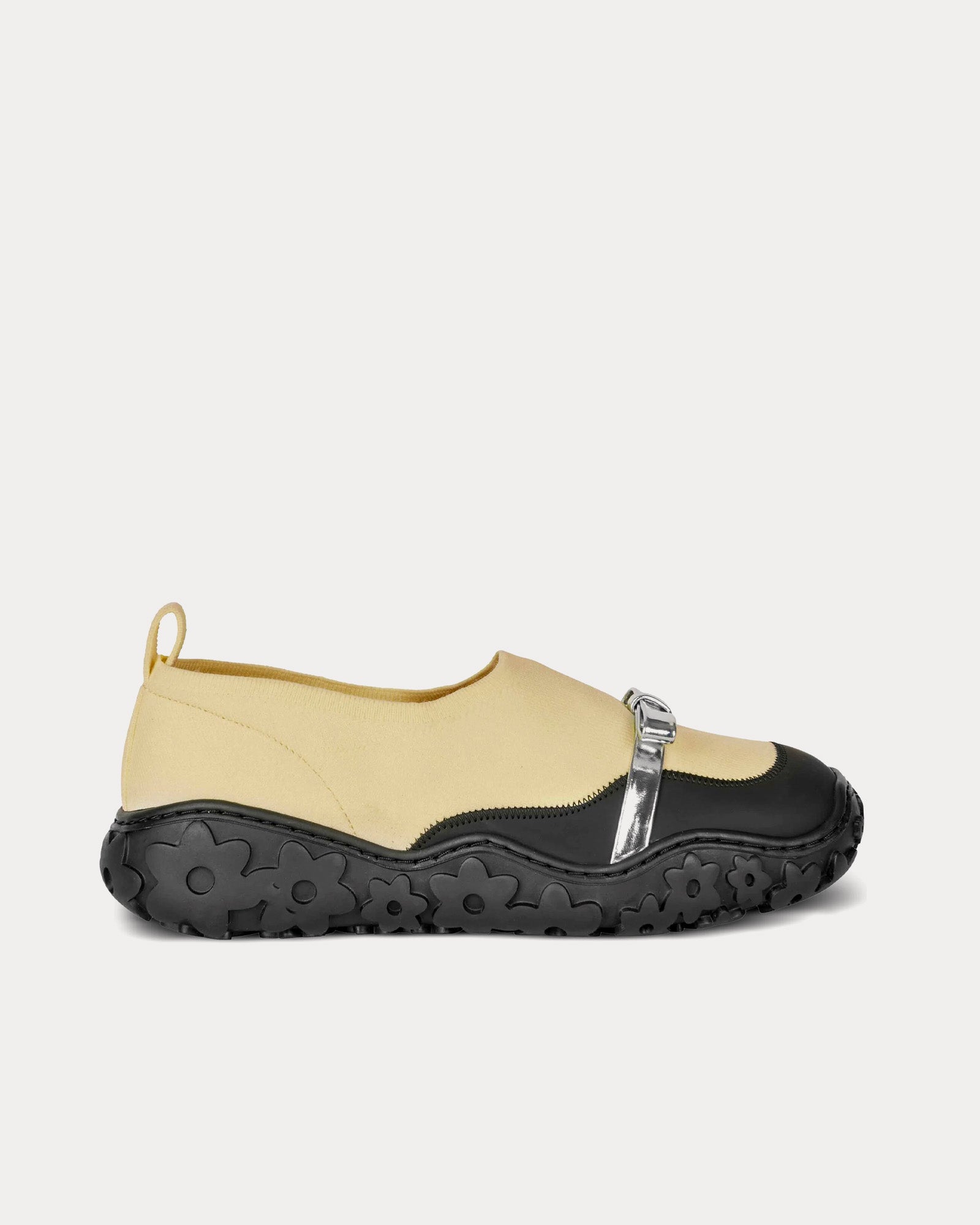 Cecilie Bahnsen Orlan Soft Yellow Slip On Sneakers - 1