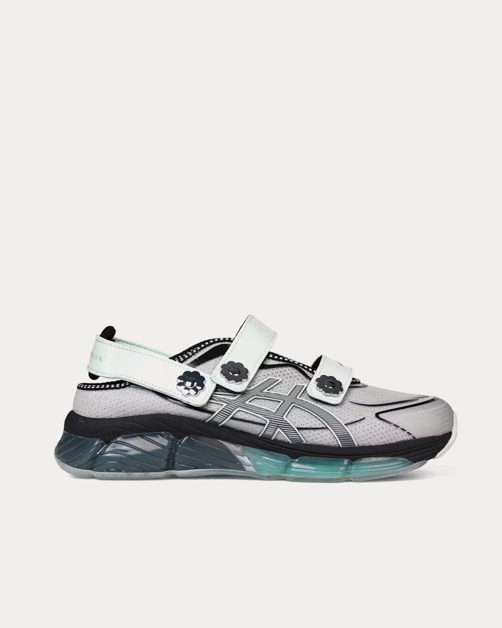 Asics x Cecilie Bahnsen Gel-Quantum 360 VIII Silver / Clearly Aqua Slip On Sneakers - 1