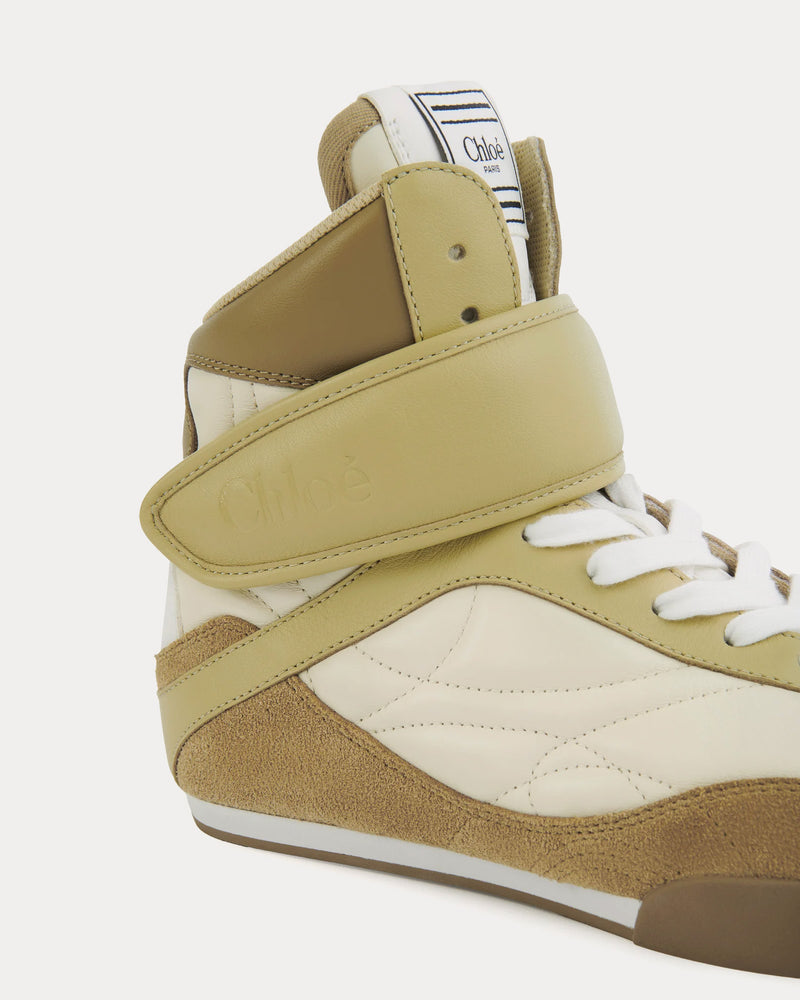 Chloé Chloé Kick Light Ochre High Top Sneakers - 5