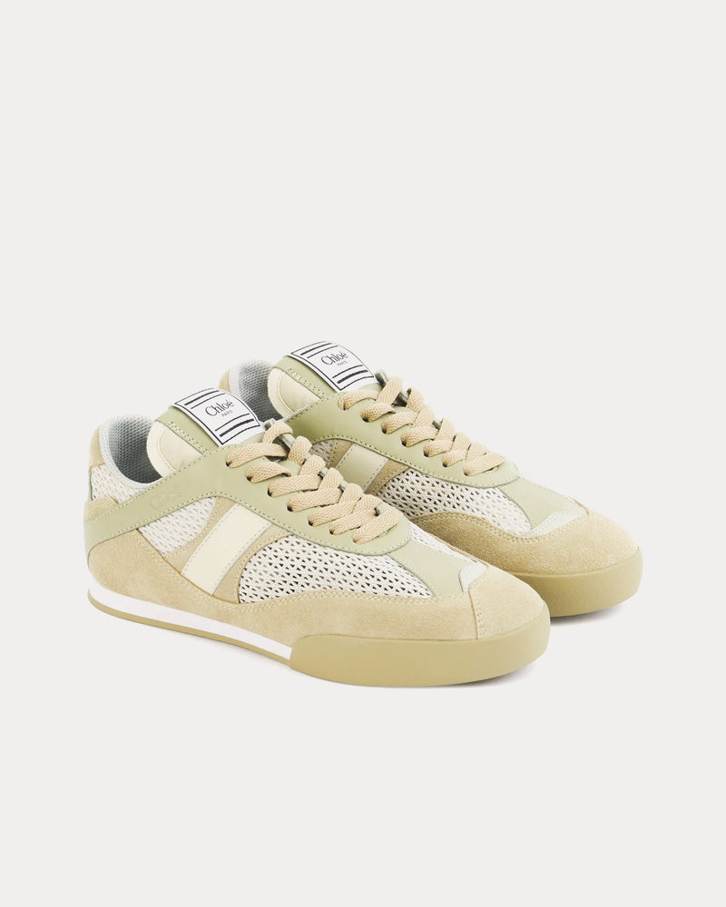 Chloé Chloé Kick Soft Khaki Low Top Sneakers - 3