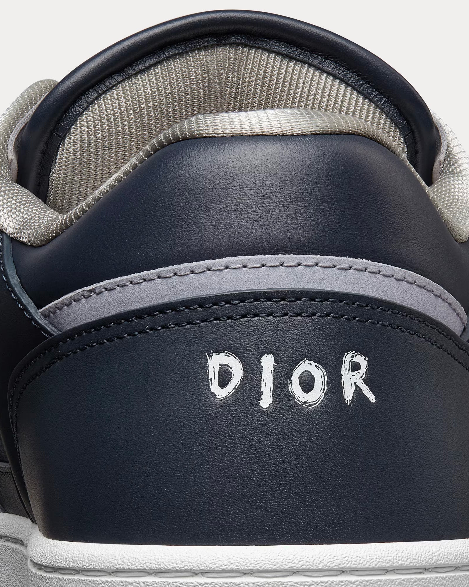 Dior x Otani Workshop B27 Smooth Calfskin & Dior Oblique Galaxy Leather with Motif Blue Low Top Sneakers - 4