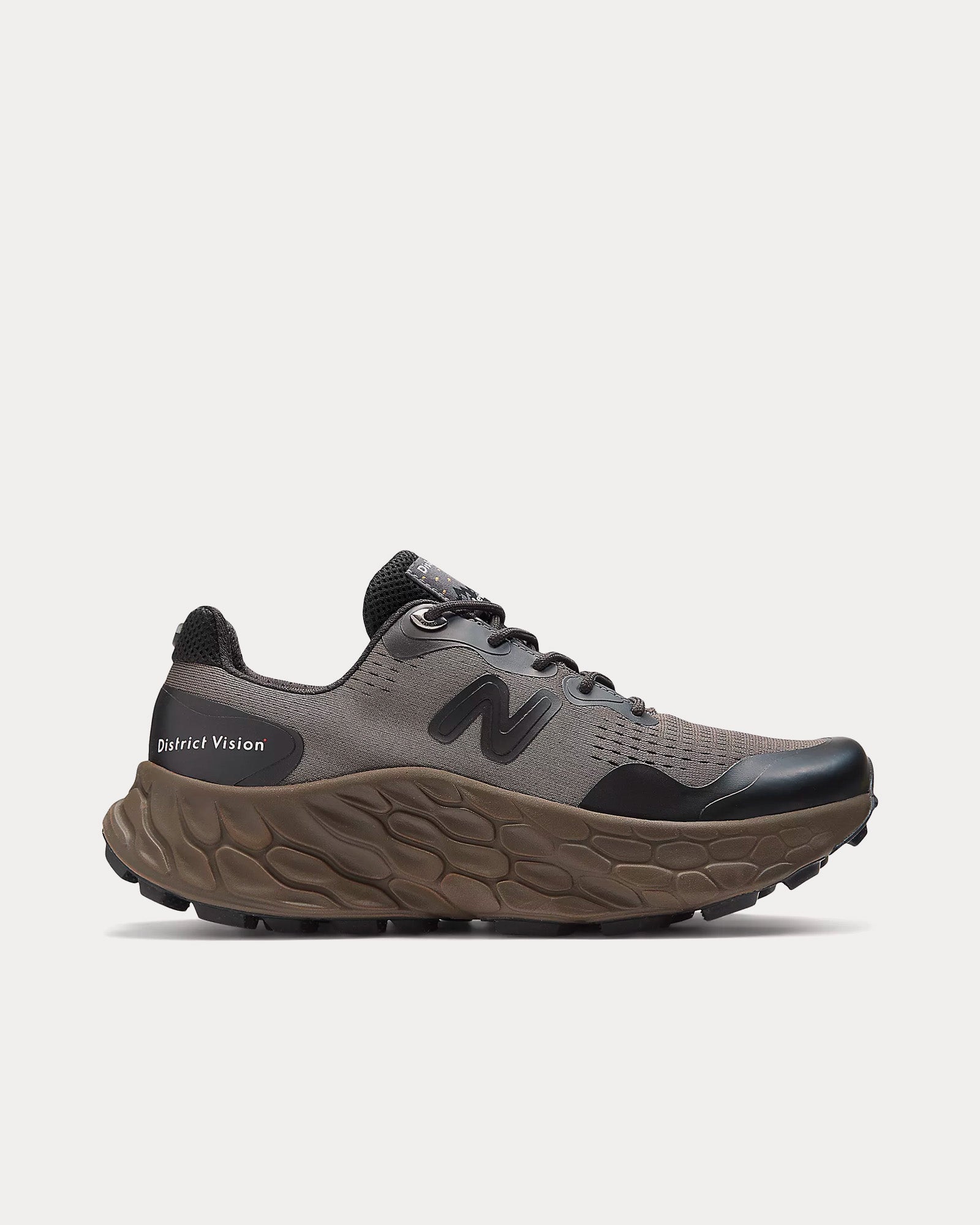 New Balance x District Vision Fresh Foam More Trail Falcon / Slate Black / Jet Black Running Shoes - 1