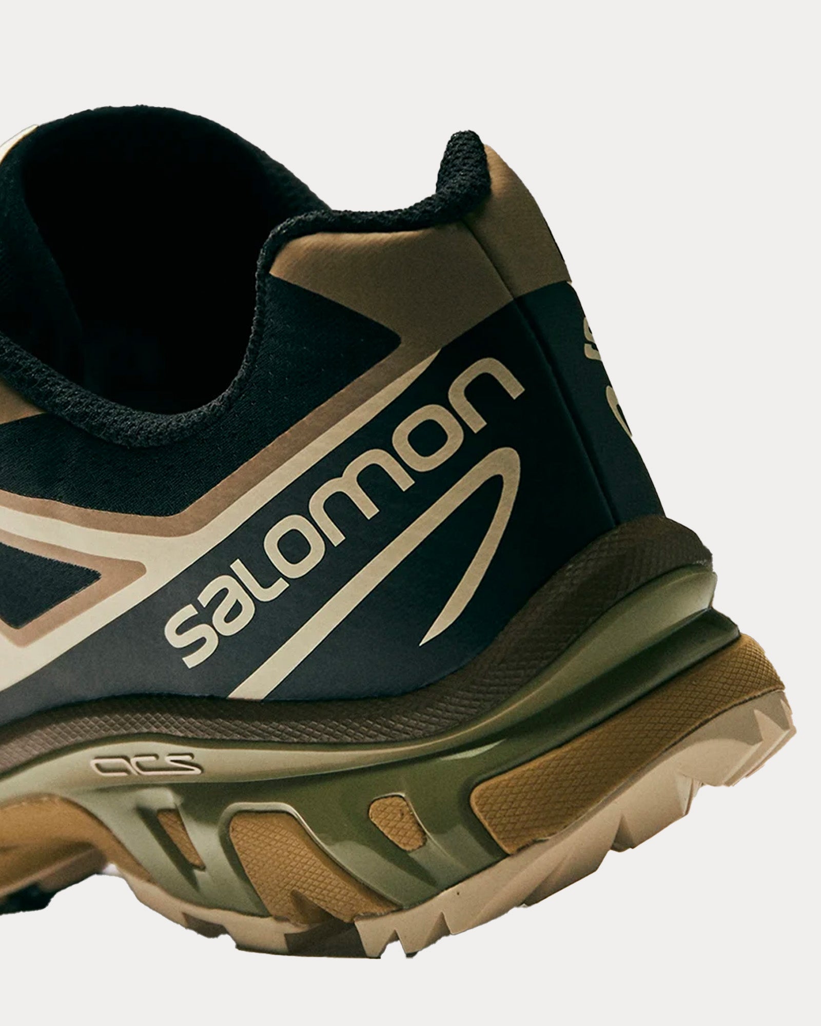 Salomon x End. XT-6 'Dark Truffle' Black / Kelp / Moss Low Top 