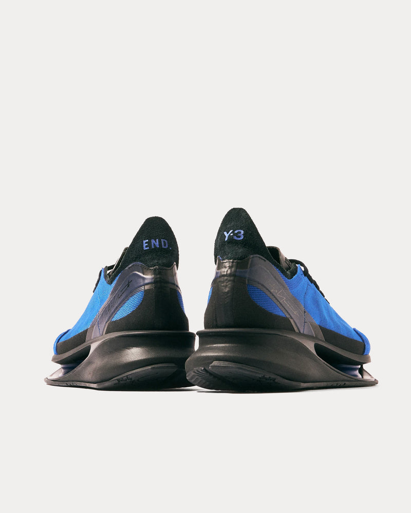 Y-3 x End. Gendo Run 'Cobalt' Blue / Black / Ink Running Shoes - 3