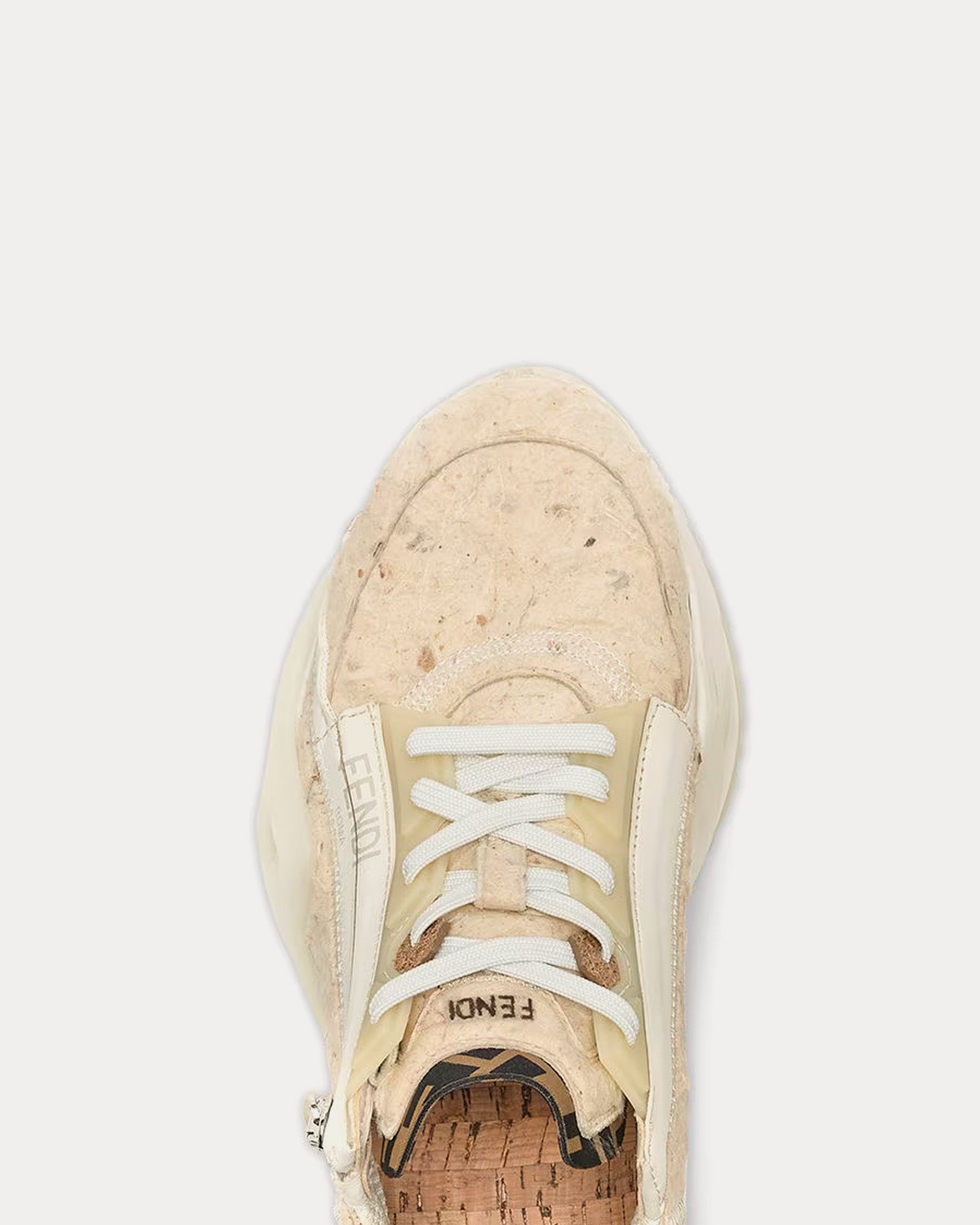 Fendi x Kengo Kuma Fendi Flow Natural Washi Paper Low Top Sneakers - 4