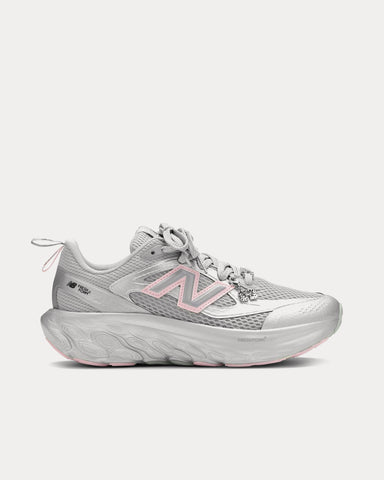 New Balance x Ganni Fresh Foam 'FFT' Silver / Pink Low Top Sneakers