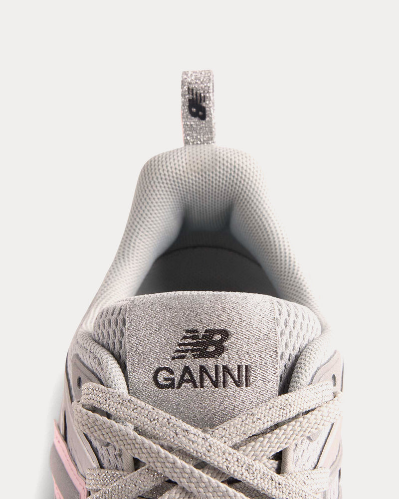 New Balance x Ganni Fresh Foam 'FFT' Silver / Pink Low Top Sneakers - 3