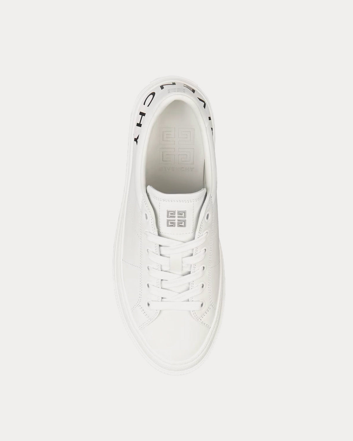 Givenchy City Sport Printed Givenchy Logo Leather White Low Top Sneakers - 2