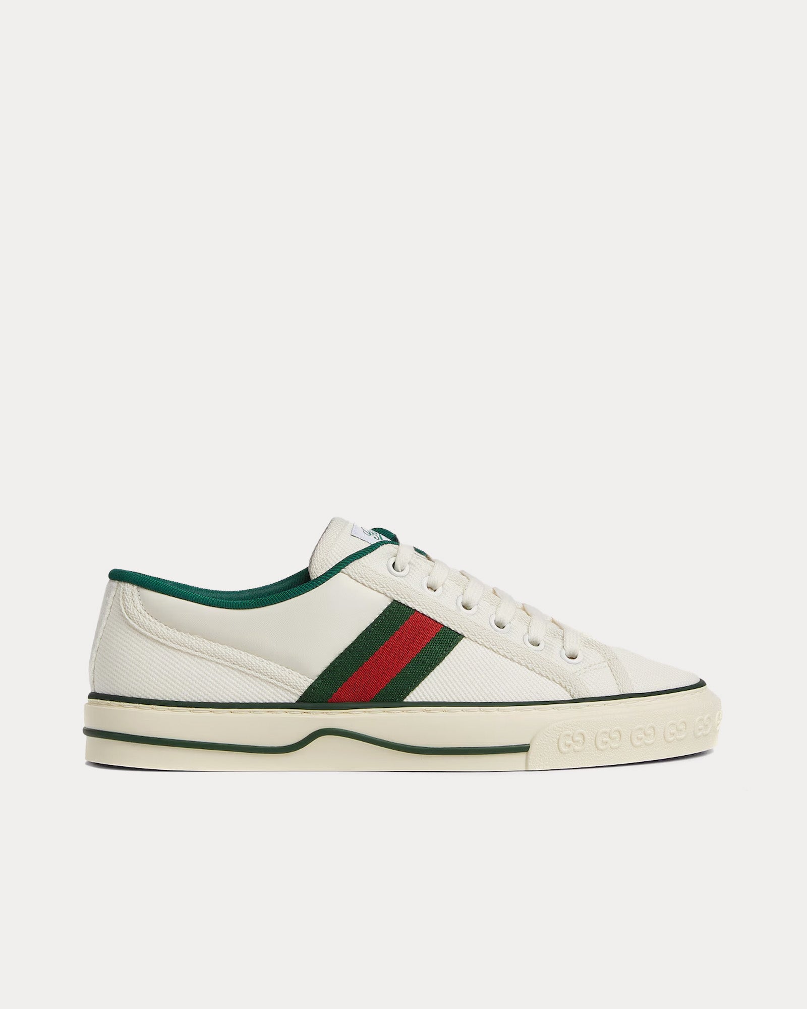 Gucci Tennis 1977 GG Canvas White Top Sneakers - 1