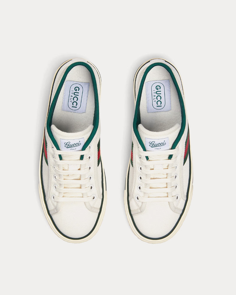 Gucci Tennis 1977 GG Canvas White Top Sneakers - 2