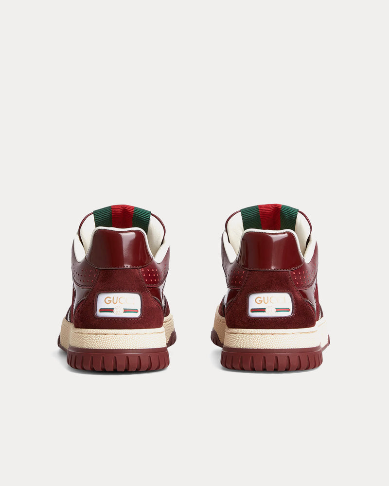 Gucci Re-Web with GG Canvas Gucci Rosso Ancora Red Low Top Sneakers - 4