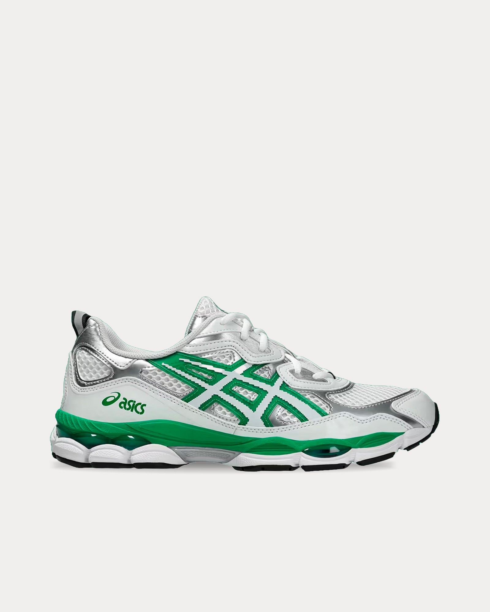 Asics x Hidden.NY Gel-NYC White / Silver / Green Low Top Sneakers - 1