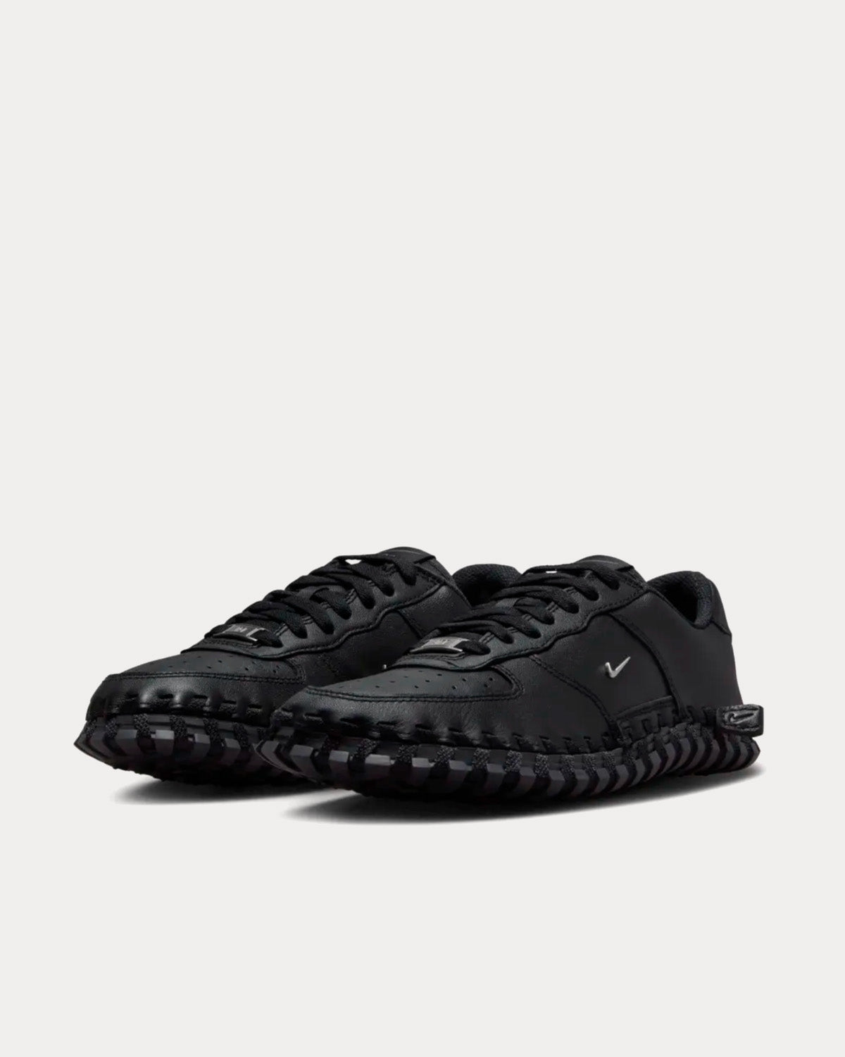 Nike x Jacquemus J Force 1 Black Low Top Sneakers - 3