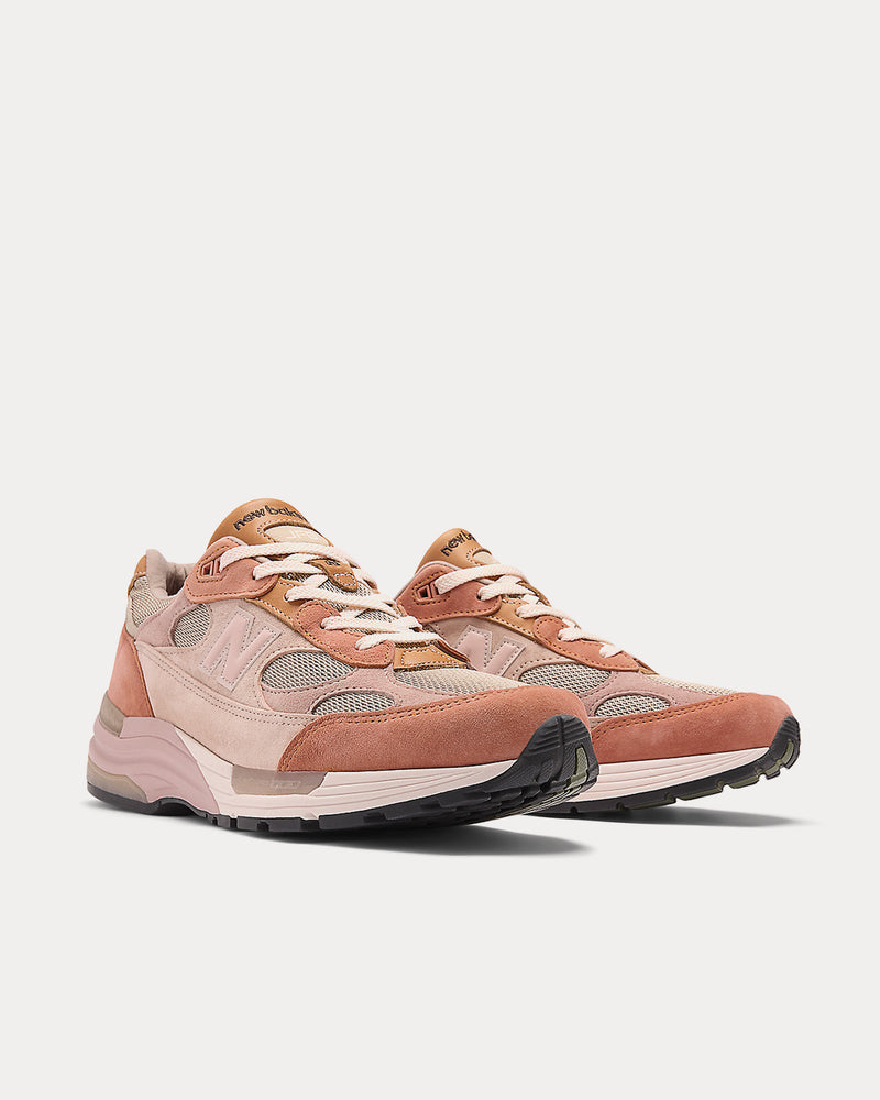 New Balance x Joe Freshgoods MADE in USA 992 'Aged-Well' Rose Smoke / Misty Rose Low Top Sneakers - 3