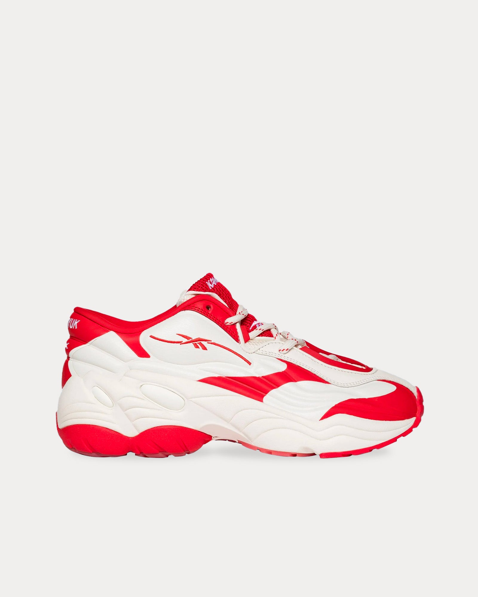 Reebok LTD x KANGHYUK DMX Run 6 Modern White / Red Low Top Sneakers - 1