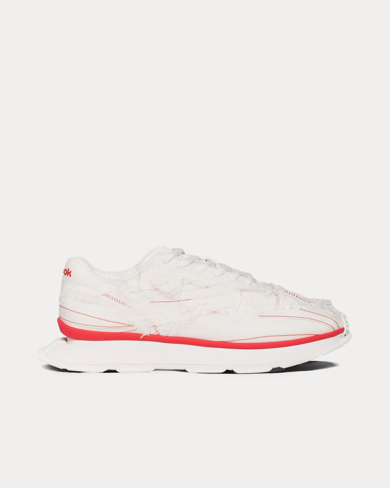 Reebok LTD x KANGHYUK Classic Leather White / Red Low Top Sneakers - 1