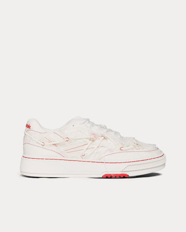 Reebok LTD x KANGHYUK Club C LTD White / Red Low Top Sneakers