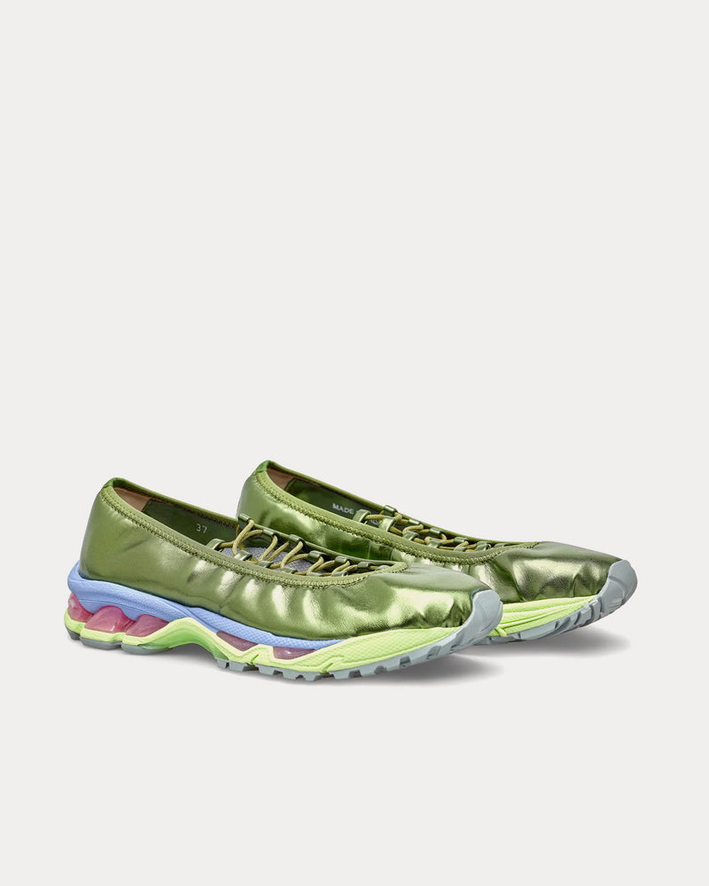 Kiko Kostadinov Ballet Hybrid Green Low Top Sneakers - 2