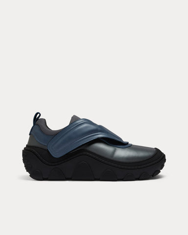 Kiko Kostadinov Tonkin Strap Slate Grey / Gun Metal Slip On Sneakers