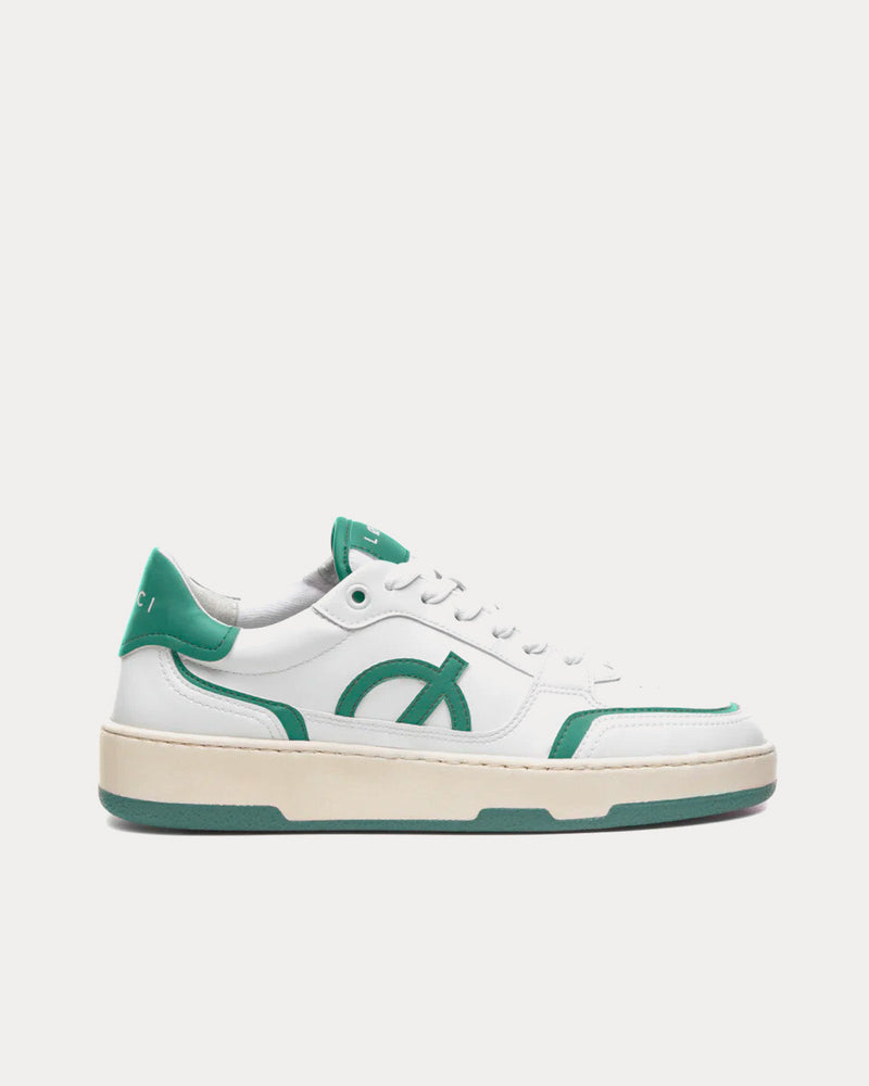 Loci Neo White / Green / Cream Low Top Sneakers - 1