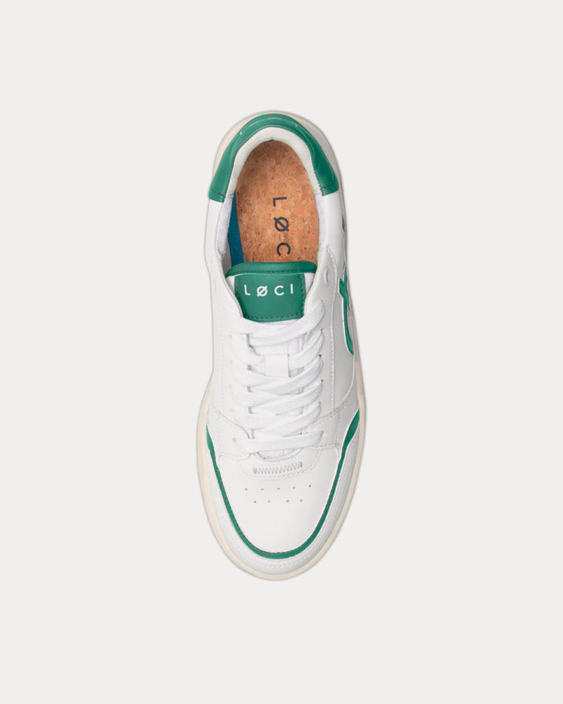 Loci Neo White / Green / Cream Low Top Sneakers - 2