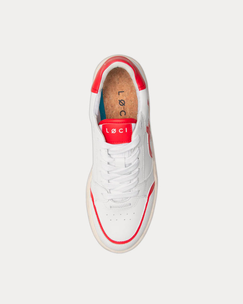 Loci Neo White / Red / Cream Low Top Sneakers - 2