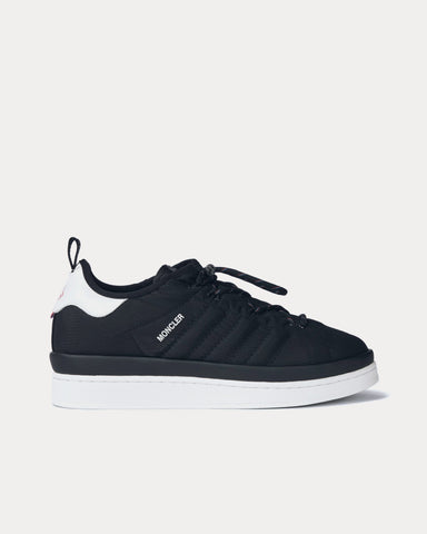 Moncler x Adidas Campus Black Low Top Sneakers