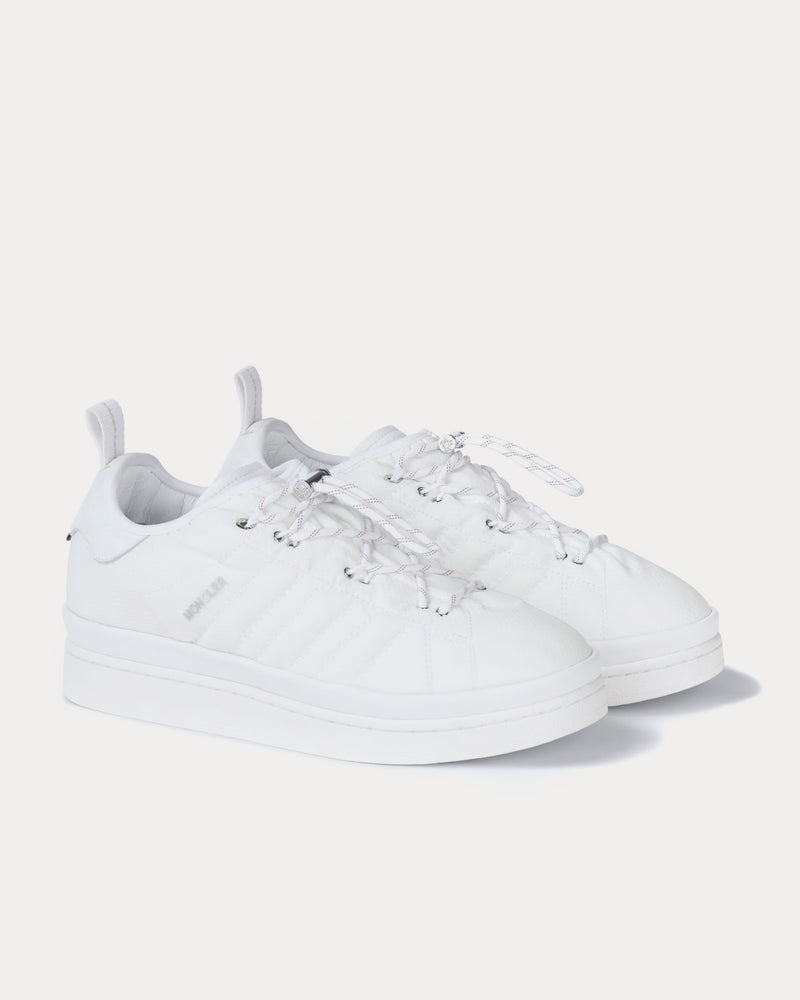 Moncler x Adidas Campus Optical White Low Top Sneakers - 3