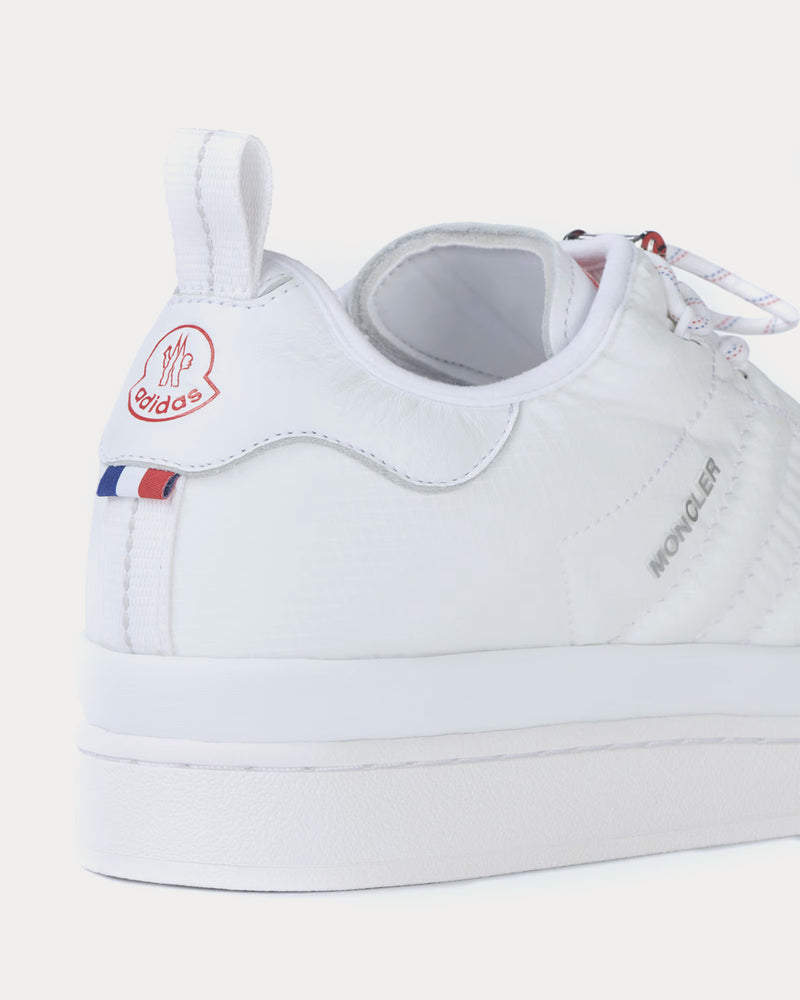 Moncler x Adidas Campus Optical White Low Top Sneakers - 4