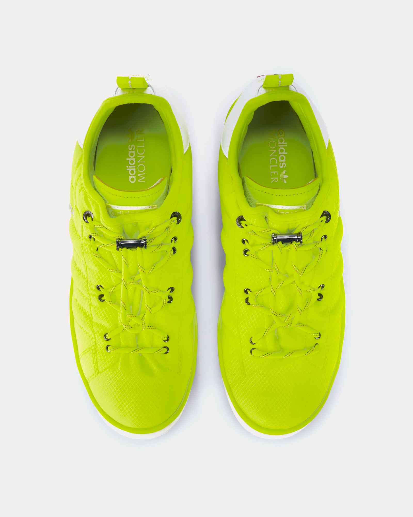 Moncler x Adidas Campus Bright Yellow Low Top Sneakers Sneak in Peace