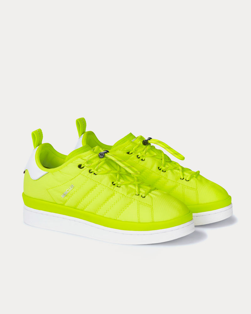 Moncler x Adidas Campus Bright Yellow Low Top Sneakers - 3