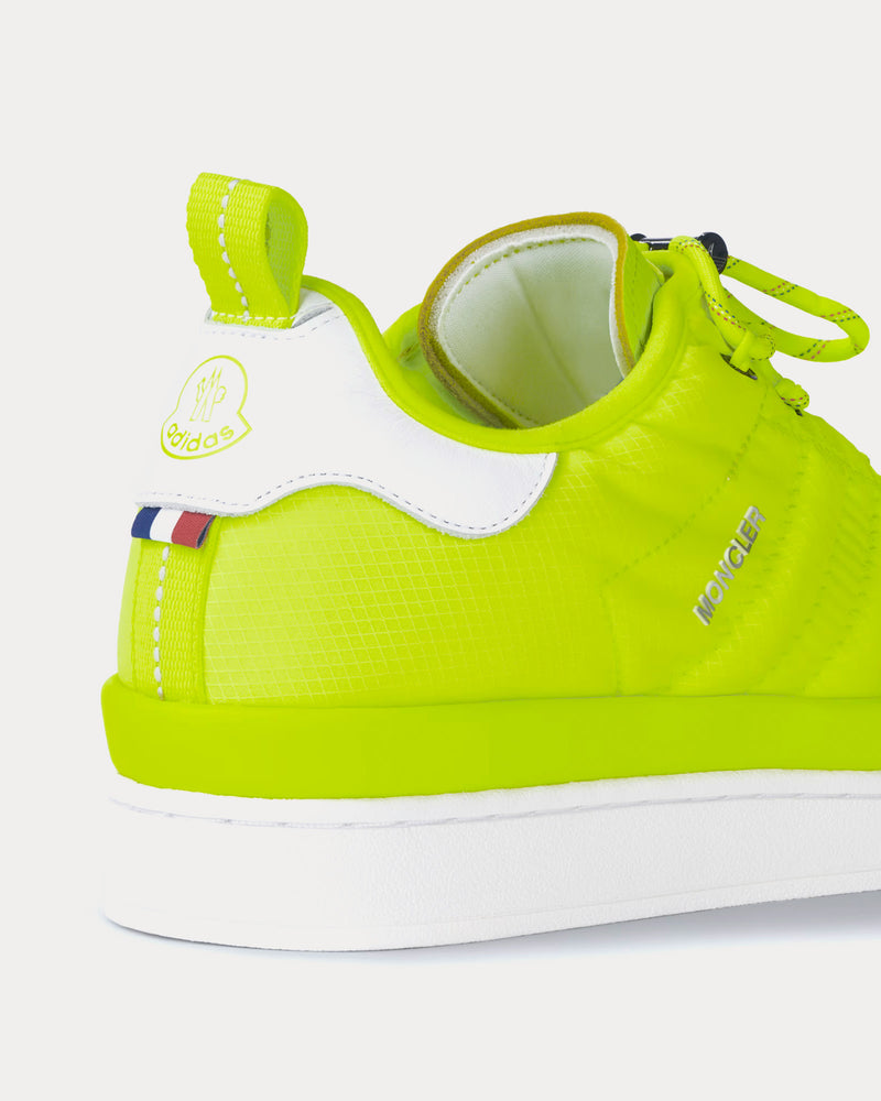 Moncler x Adidas Campus Bright Yellow Low Top Sneakers - 4