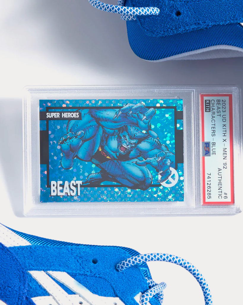 Asics x Kith Marvel Gel-Lyte III Remastered 'Beast' Blue / White