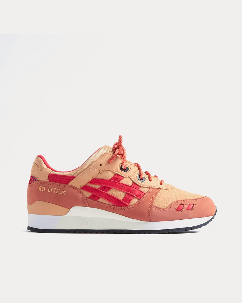 Asics x Kith Marvel Gel-Lyte III Remastered 'Gambit' Pink / Beige Low Top Sneakers - 1