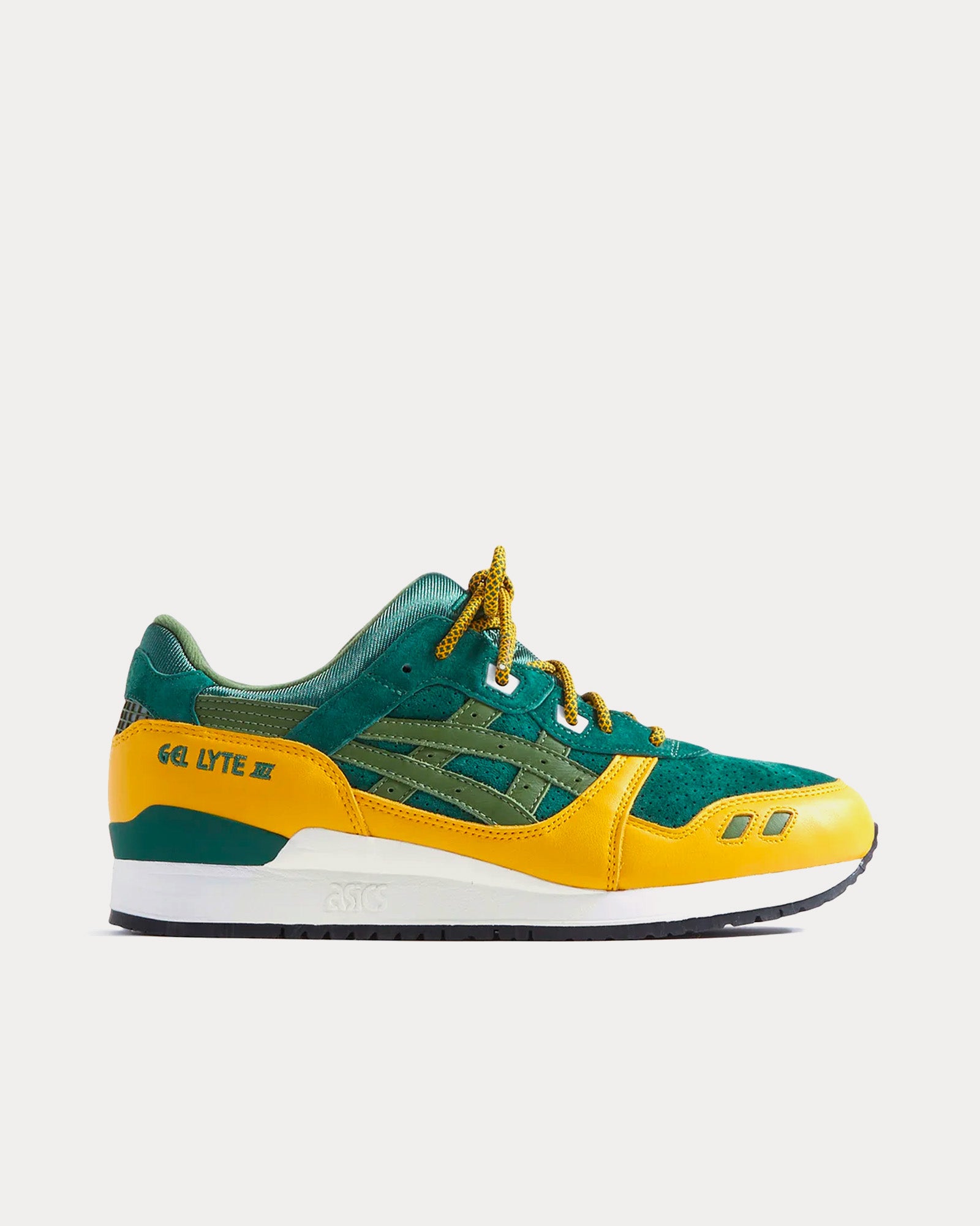 Asics green and yellow hotsell