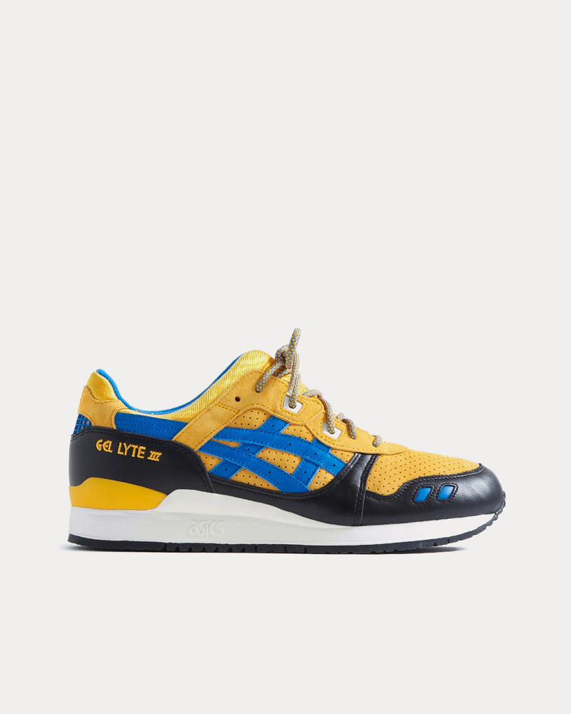 Asics x Kith Marvel Gel-Lyte III Remastered 'Wolverine 1975' Yellow / Blue Low Top Sneakers - 1