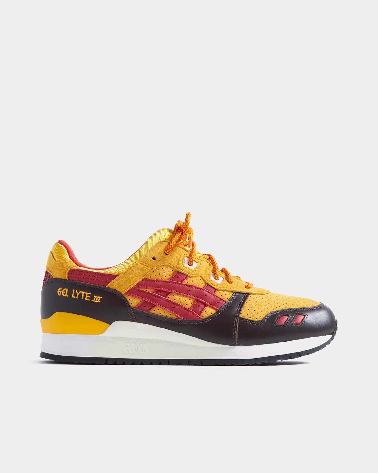 Asics x Kith Marvel Gel-Lyte III Remastered 'Wolverine 1980' Yellow / Red Low Top Sneakers - 1