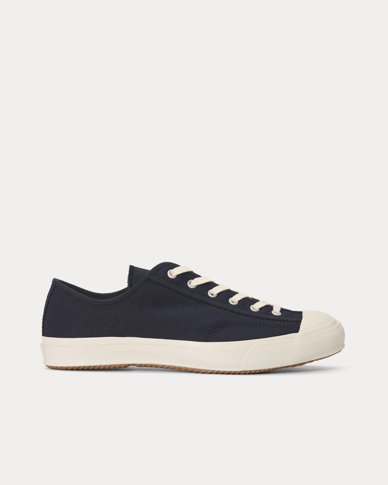 Moonstar Gym Classic Canvas Navy / White Low Top Sneakers - 1