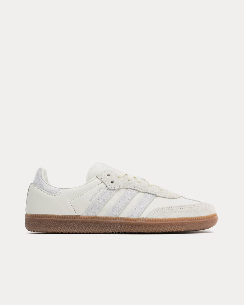 Adidas x Naked CPH Samba OG White / Off White / Crystal White / Silver Metallic Low Top Sneakers - 1