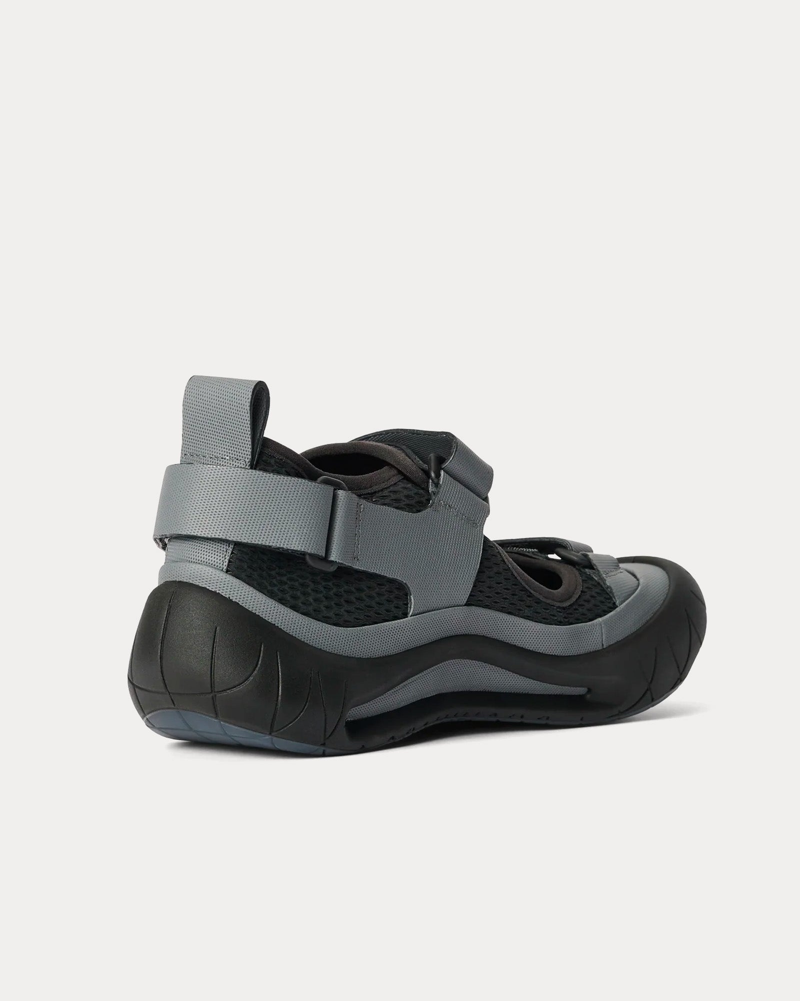 Nina Christen x At.Kollektive Cluster X Sandal Black / Steel Gray Slip Ons - 3