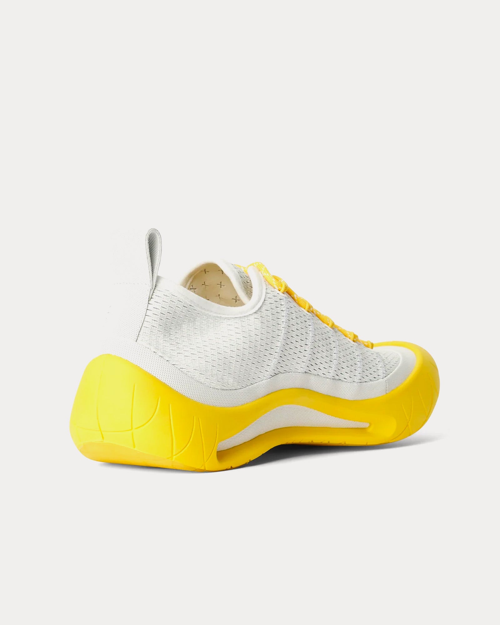 Nina Christen x At.Kollektive Cluster X Sneaker  Bright White / Bumblebee Low Top Sneakers - 3