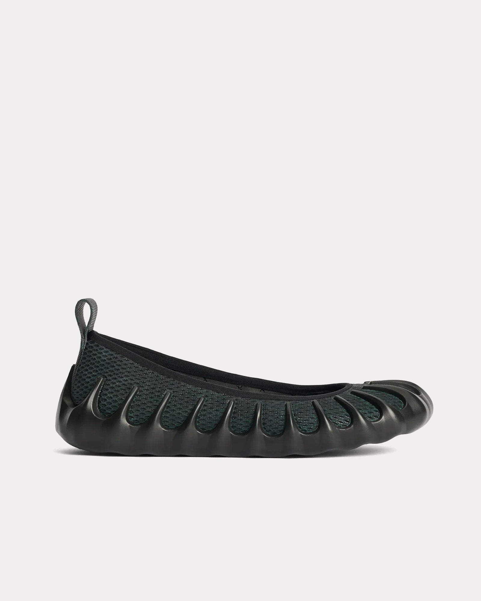 Nina Christen x At.Kollektive Plasma X Ballerina Black Slip Ons - 1