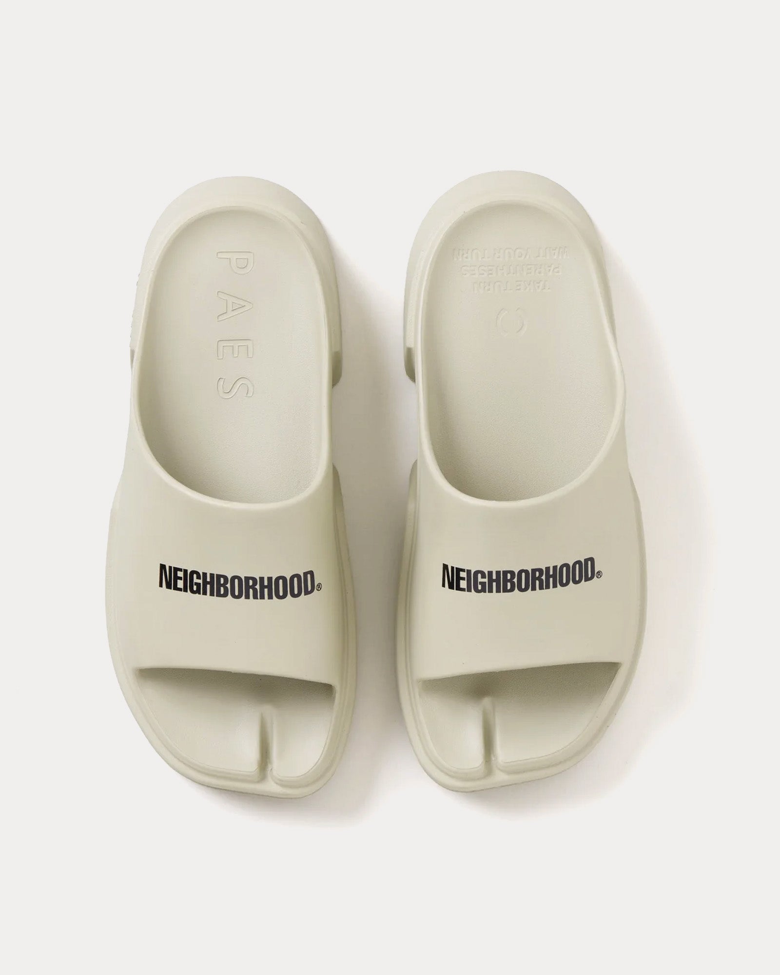 Neighborhood x PAES Recovery Greige Slides - Sneak in Peace